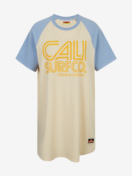 SuperDry Cali Surf Raglan Tshirt Dress Ruha