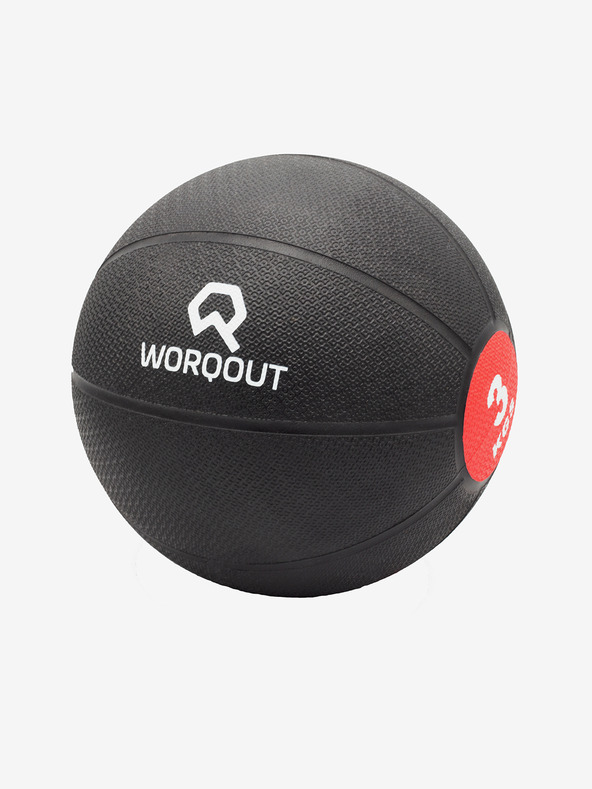 Worqout Medicine Ball Medicinbal Fekete