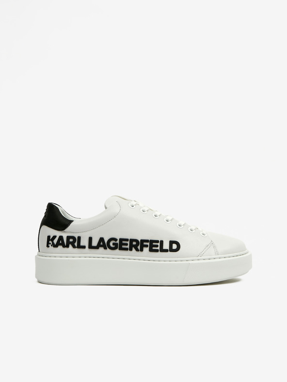 Karl Lagerfeld Maxi Up Injekt Logo Sportcipő Fehér