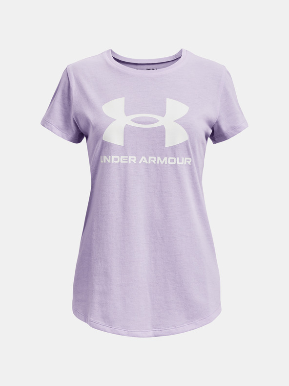 Under Armour UA G Sportstyle Logo SS Gyerek Póló Lila