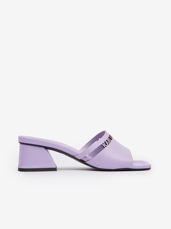 Karl Lagerfeld Plaza Karl Cut-Out Papucs Lila