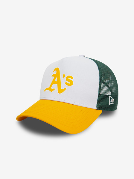 New Era Oakland Athletics MLB Logo A-Frame Trucker Siltes sapka