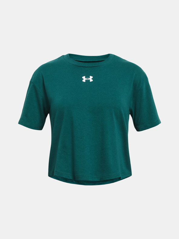 Under Armour UA Crop Sportstyle Logo SS Gyerek Póló Kék