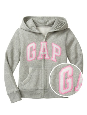 GAP Logo zip hoodie Melegítő felső