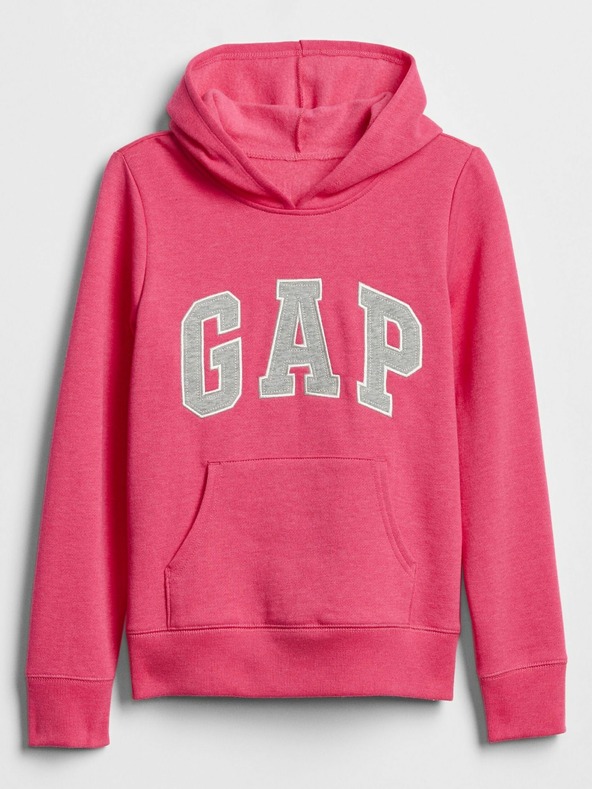 GAP Logo hoodie sweatshirt Melegítő felső Rózsaszín termék 2. képe