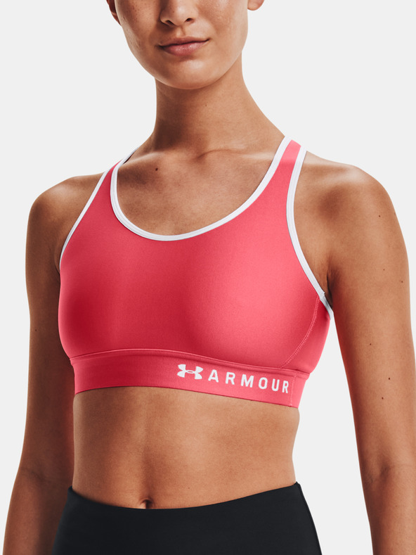 Under Armour Armour Mid Keyhole Sport Melltartó Rózsaszín akciós termékkép 1