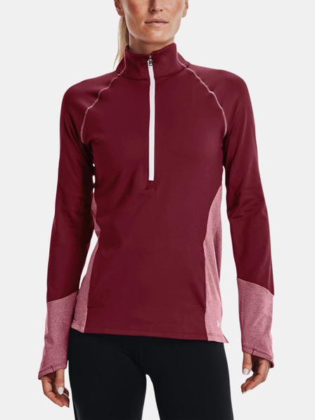 Under Armour UA ColdGear 1/2 Zip-RED Melegítő felső