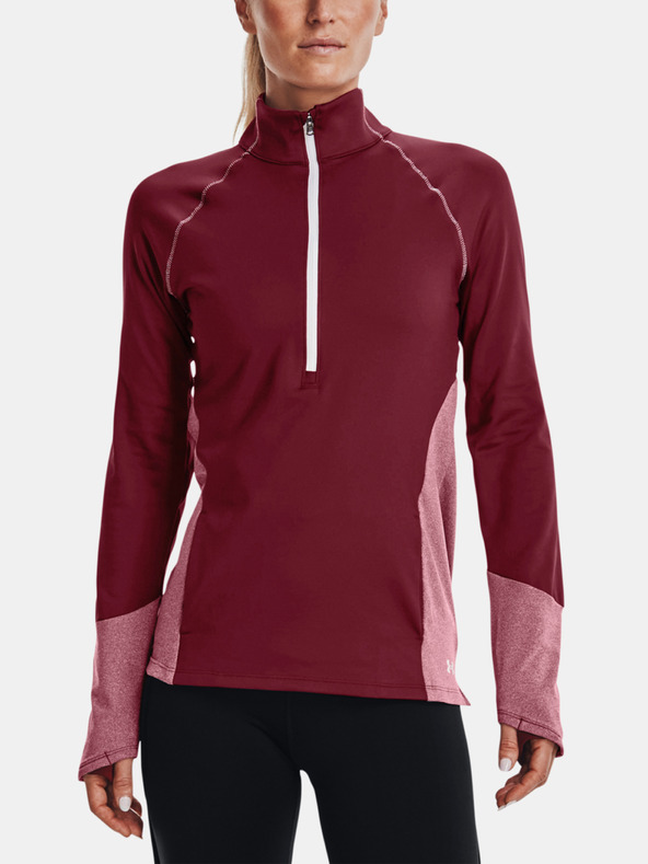 Under Armour UA ColdGear 1/2 Zip-RED Melegítő felső Piros akciós termékkép 1