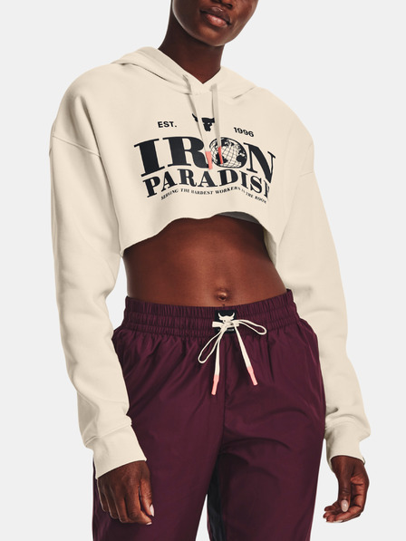 Under Armour UA Project Rock Crop Flce Hdy Melegítő felső