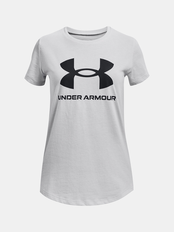 Under Armour UA G Sportstyle Logo SS Gyerek Póló Szürke