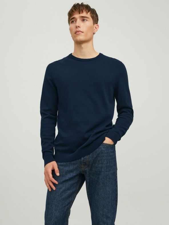 Jack & Jones Basic Pulóver Kék akciós termékkép 1