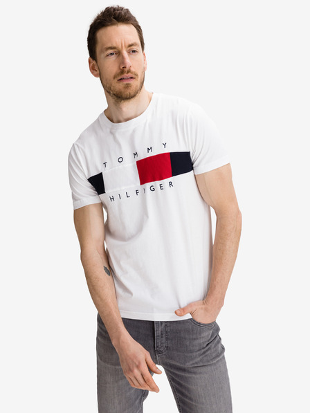 Tommy Hilfiger Textured Flag Póló