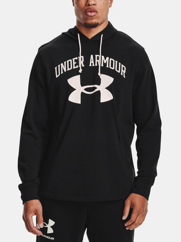 Under Armour Rival Terry Big Logo HD Melegítőfelsők Fekete akciós termékkép 1