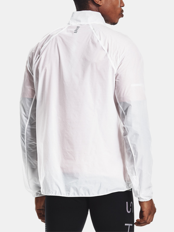 Under Armour UA Impasse Flow 1/2 Zip Dzseki Fehér termék 2. képe