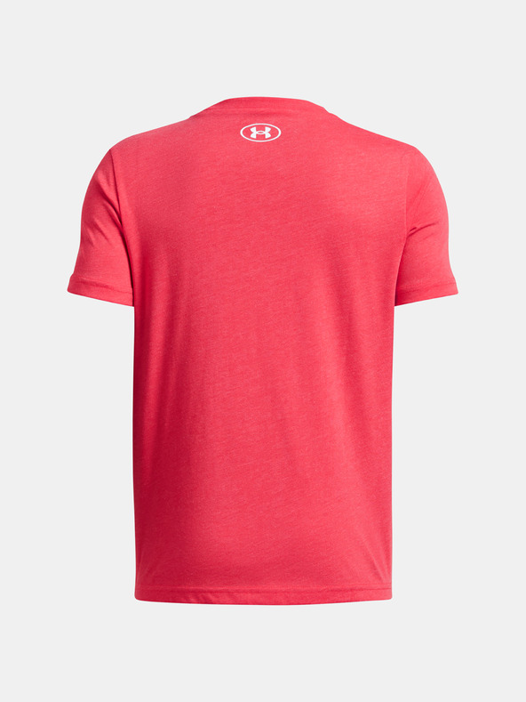 Under Armour UA B Logo Wordmark SS Gyerek Póló Piros termék 2. képe