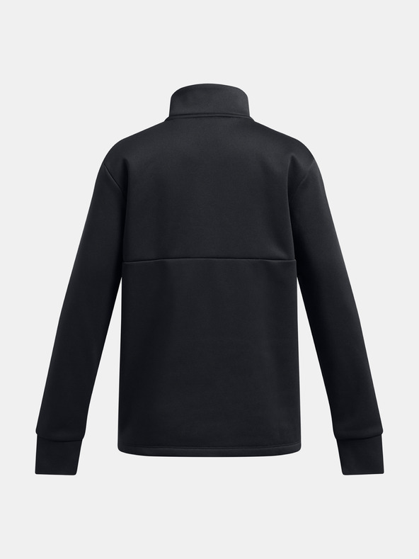 Under Armour Armour Fleece 1/2 Zip-BF Gyerek Melegítőfelsők Fekete termék 2. képe