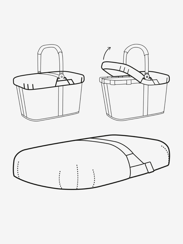 Reisenthel CarryBag Cover Táska Fekete termék 2. képe