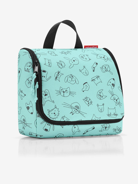 Reisenthel Toiletbag Kids Cats and dogs mint Táska