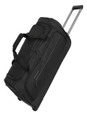 Travelite Crosslite 5.0 Wheeled Duffle M Black Táska