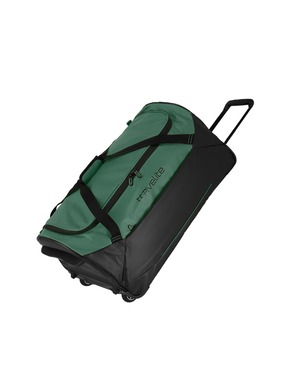 Travelite Basics Trolley Travel Bag Black/green Táska