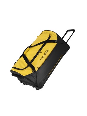 Travelite Basics Trolley Travel Bag Black/yellow Táska