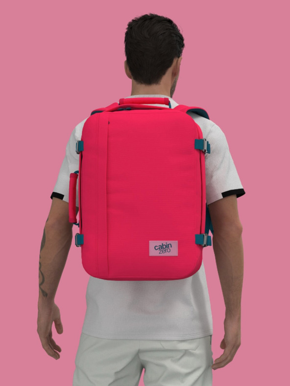 CabinZero Classic 36L Miami Magenta Hátizsák Piros termék 2. képe