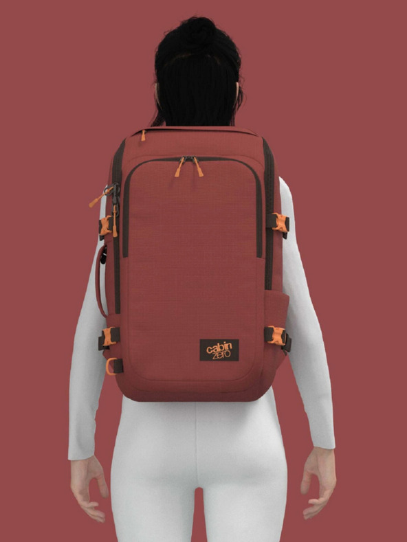 CabinZero Adv Pro 32L Sangria Red Hátizsák Piros termék 2. képe