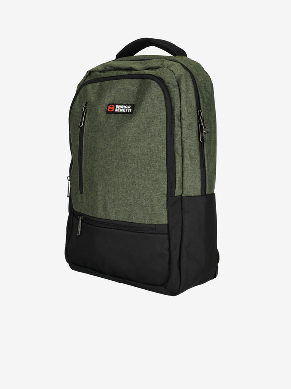 Enrico Benetti Hamburg 15" Notebook Backpack Olive Hátizsák Zöld akciós termékkép 1