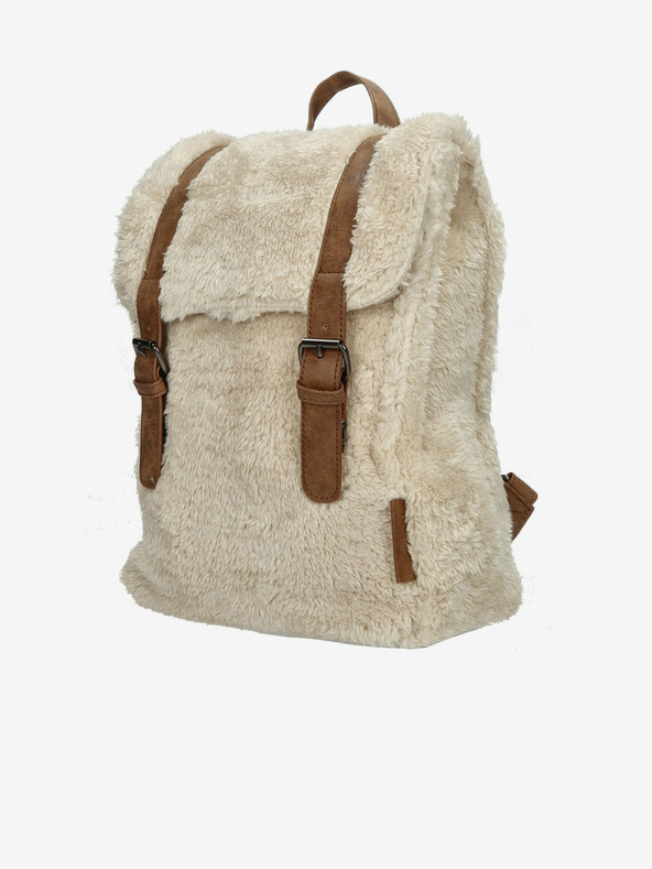 Enrico Benetti Teddy Tablet Backpack Off-White Hátizsák Fehér akciós termékkép 1