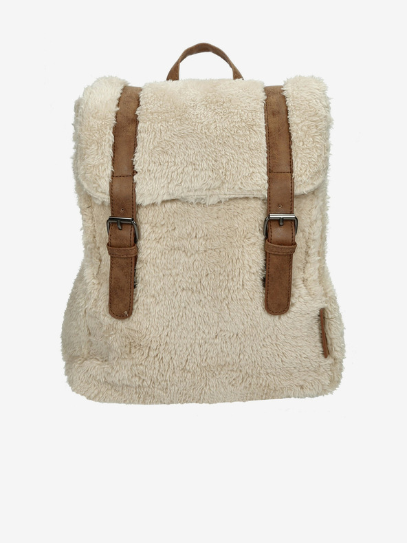 Enrico Benetti Teddy Tablet Backpack Off-White Hátizsák Fehér termék 2. képe