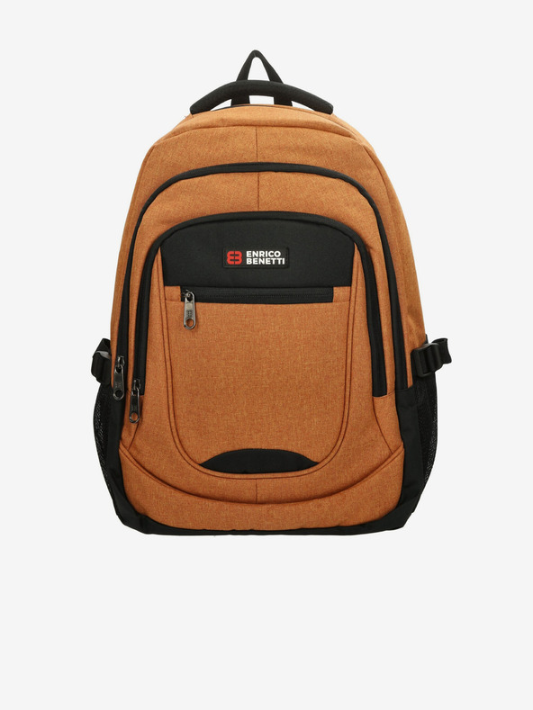 Enrico Benetti Hamburg Notebook Backpack 35,5 l Rust Hátizsák Sárga akciós termékkép 1