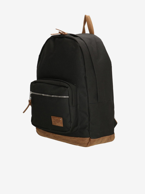 Enrico Benetti Santiago Notebook 22 l Black Hátizsák Fekete termék 2. képe