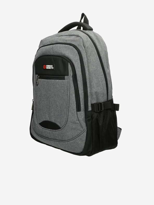 Enrico Benetti Hamburg Notebook 35,5 l Light Grey Hátizsák Szürke termék 2. képe