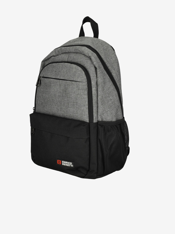 Enrico Benetti Hamburg Notebook 23 l Light Grey Hátizsák Szürke akciós termékkép 1