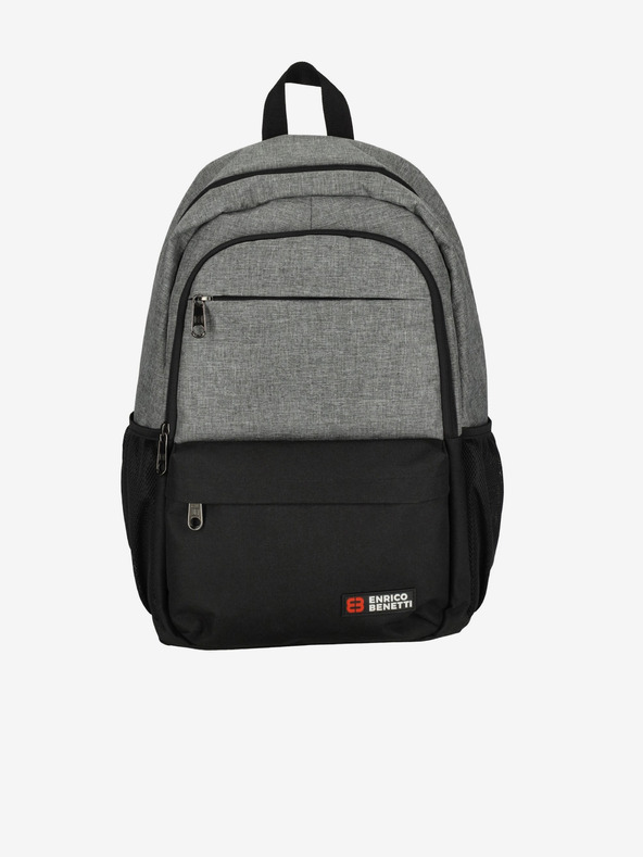 Enrico Benetti Hamburg Notebook 23 l Light Grey Hátizsák Szürke termék 2. képe
