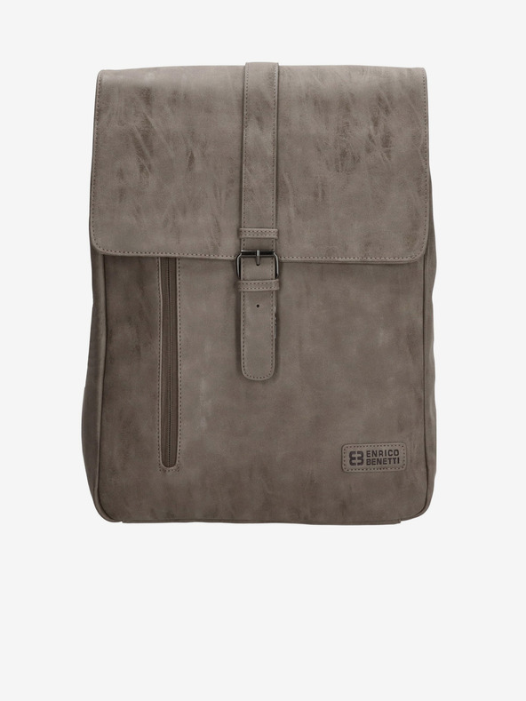 Enrico Benetti Rotterdam 17" Notebook Medium Taupe Hátizsák Szürke termék 2. képe