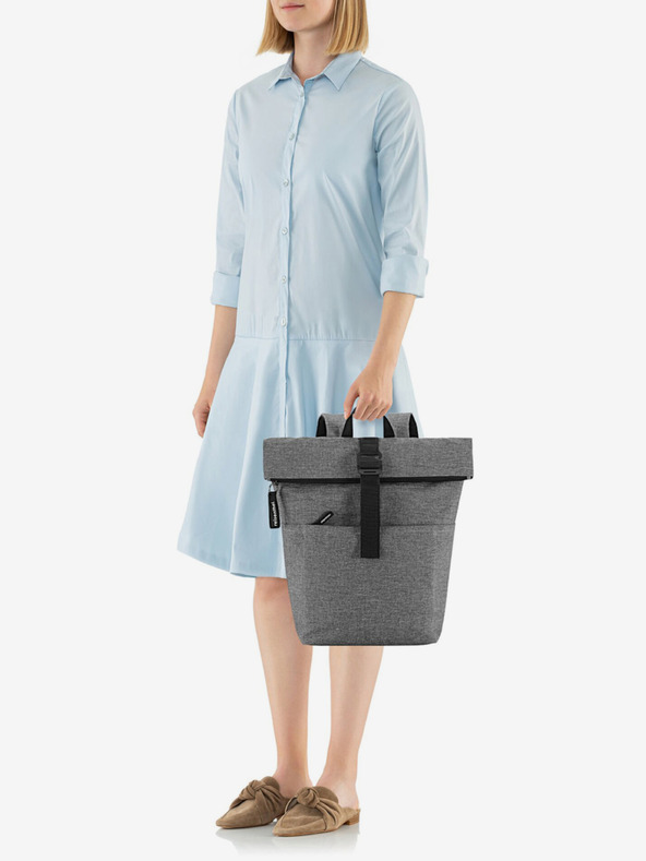 Reisenthel Rolltop Twist Silver Hátizsák Szürke termék 2. képe