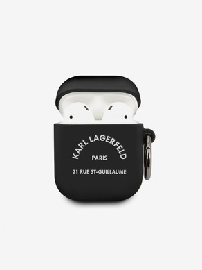 Karl Lagerfeld AirPods 1/2 Black Szemüvegtok