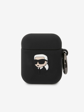 Karl Lagerfeld AirPods 1/2 Black Szemüvegtok