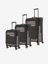 Travelite Viia 4w S,M,L + Duffle Anthracite Készlet