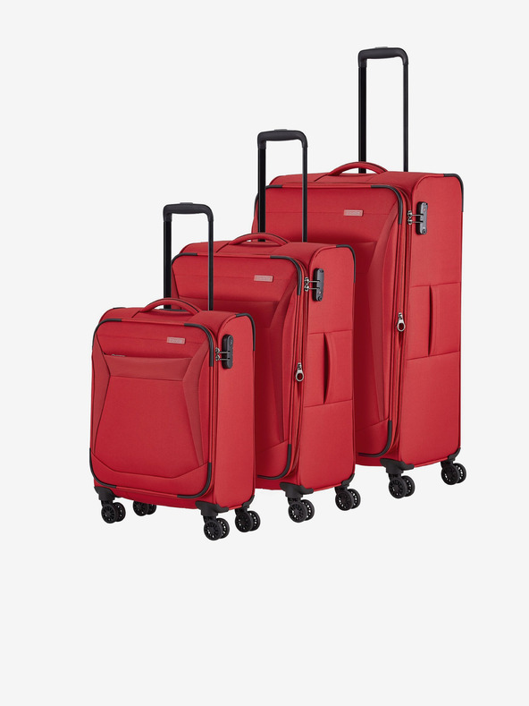 Travelite Chios S,M,L Készlet Piros akciós termékkép 1