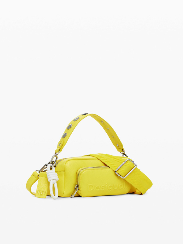 Desigual Half Logo Prad Kézitáska Sárga termék 2. képe