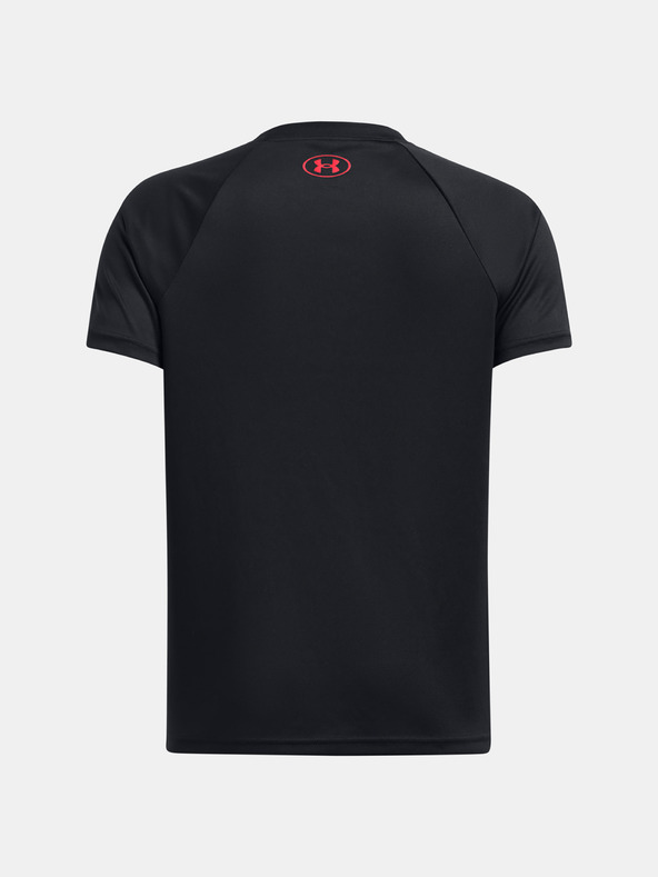 Under Armour UA Tech Split Wordmark SS Póló Fekete termék 2. képe