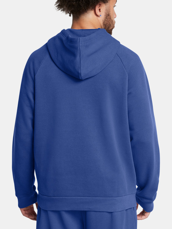 Under Armour UA Rival Flc Txtr SND Hoodie Melegítőfelsők Kék termék 2. képe