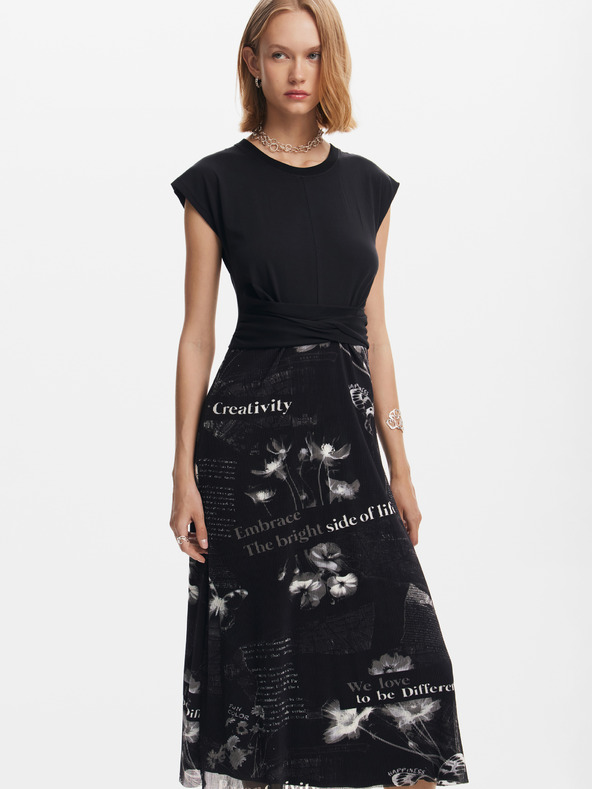 Desigual Good News Ruha Fekete termék 2. képe