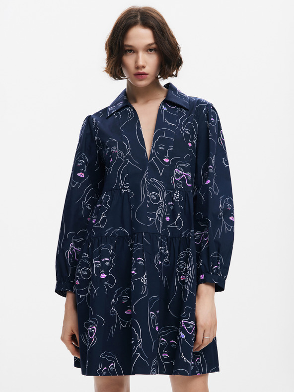 Desigual Louisville Ruha Kék termék 2. képe