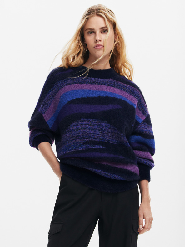 Desigual Bristol Pulóver Kék termék 2. képe