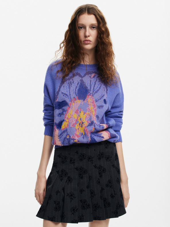 Desigual Pensee Lacroix Pulóver Lila termék 2. képe