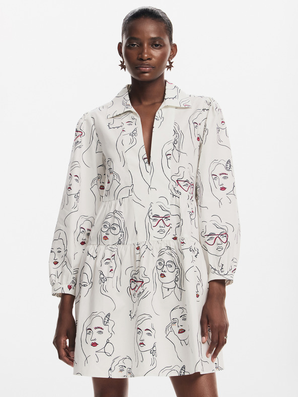 Desigual Louisville Ruha Fehér termék 2. képe