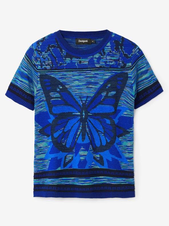 Desigual Butterfly Póló Kék termék 2. képe